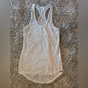 Roxy Swim Beach Cover Off White